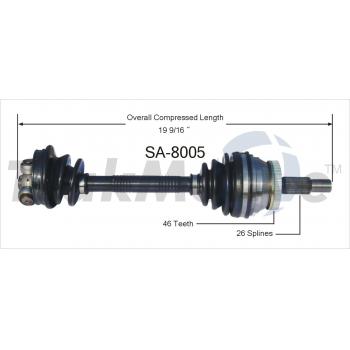 1998 Saab 9000 CV Axle Shaft