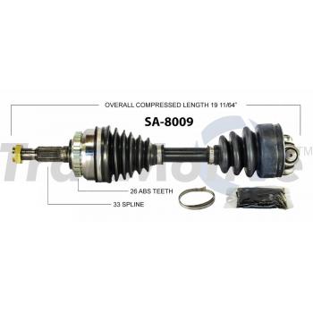 1999 Saab 9-3 CV Axle Shaft
