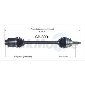 1999 Subaru Legacy CV Axle Shaft