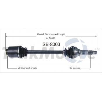 1989 Subaru RX CV Axle Shaft