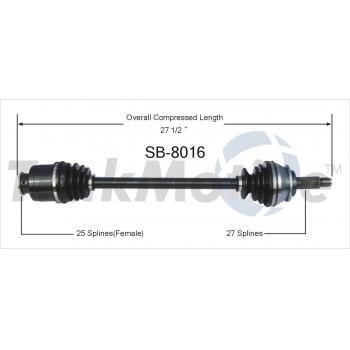 1994 Subaru SVX CV Axle Shaft