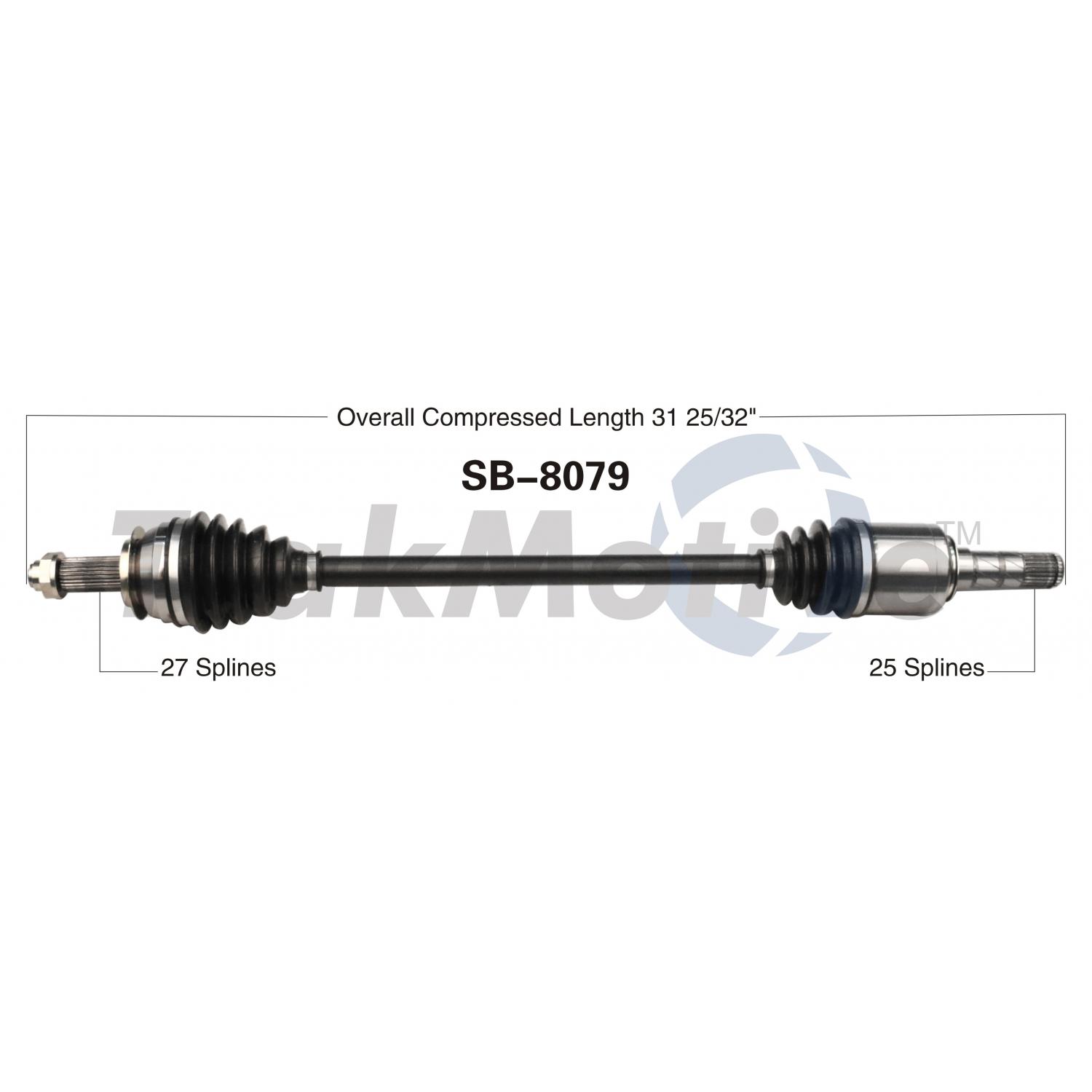 TrakMotive SB8079 - CV Axle Shaft TrakMotive SB8079 CV Axle Shaft product image 1 of 3