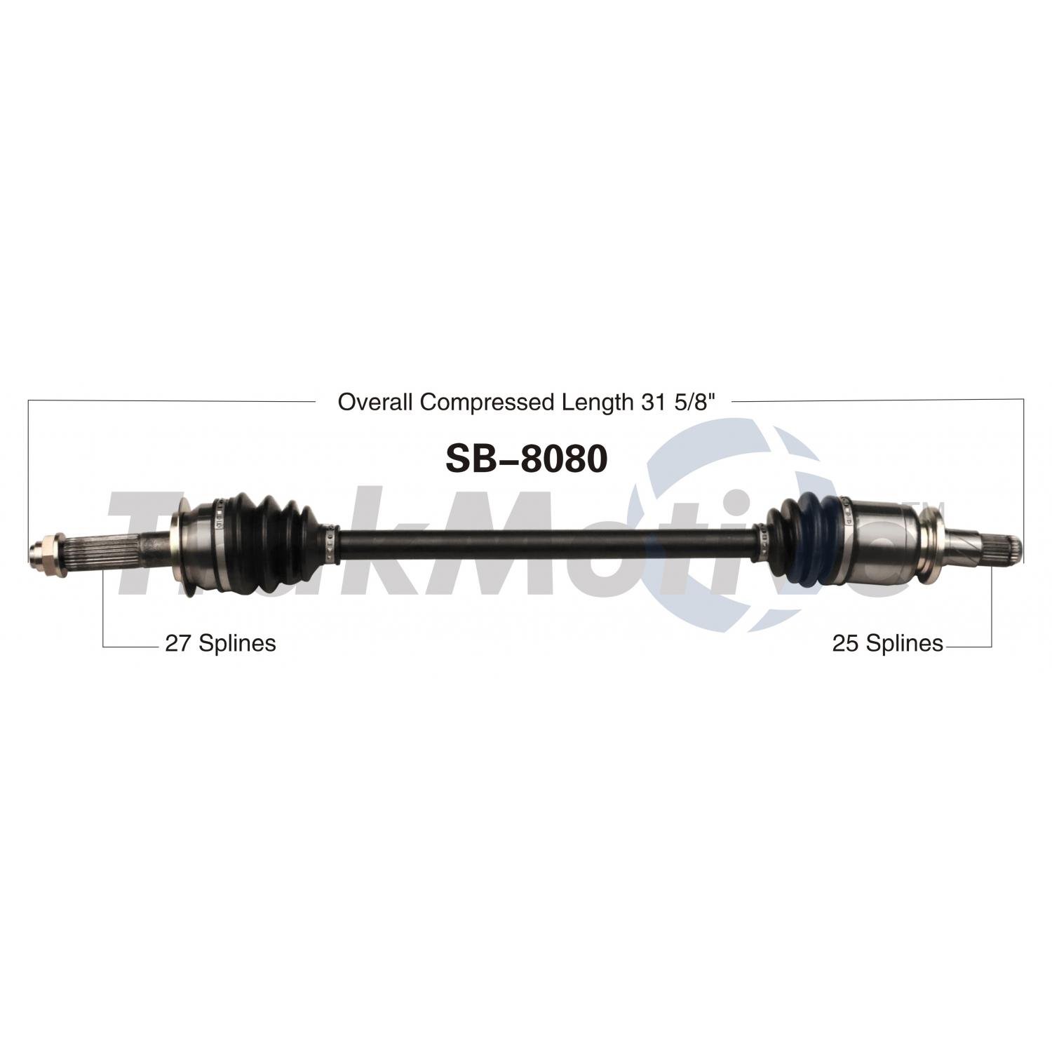 TrakMotive SB8080 - CV Axle Shaft TrakMotive SB8080 CV Axle Shaft product image 1 of 3