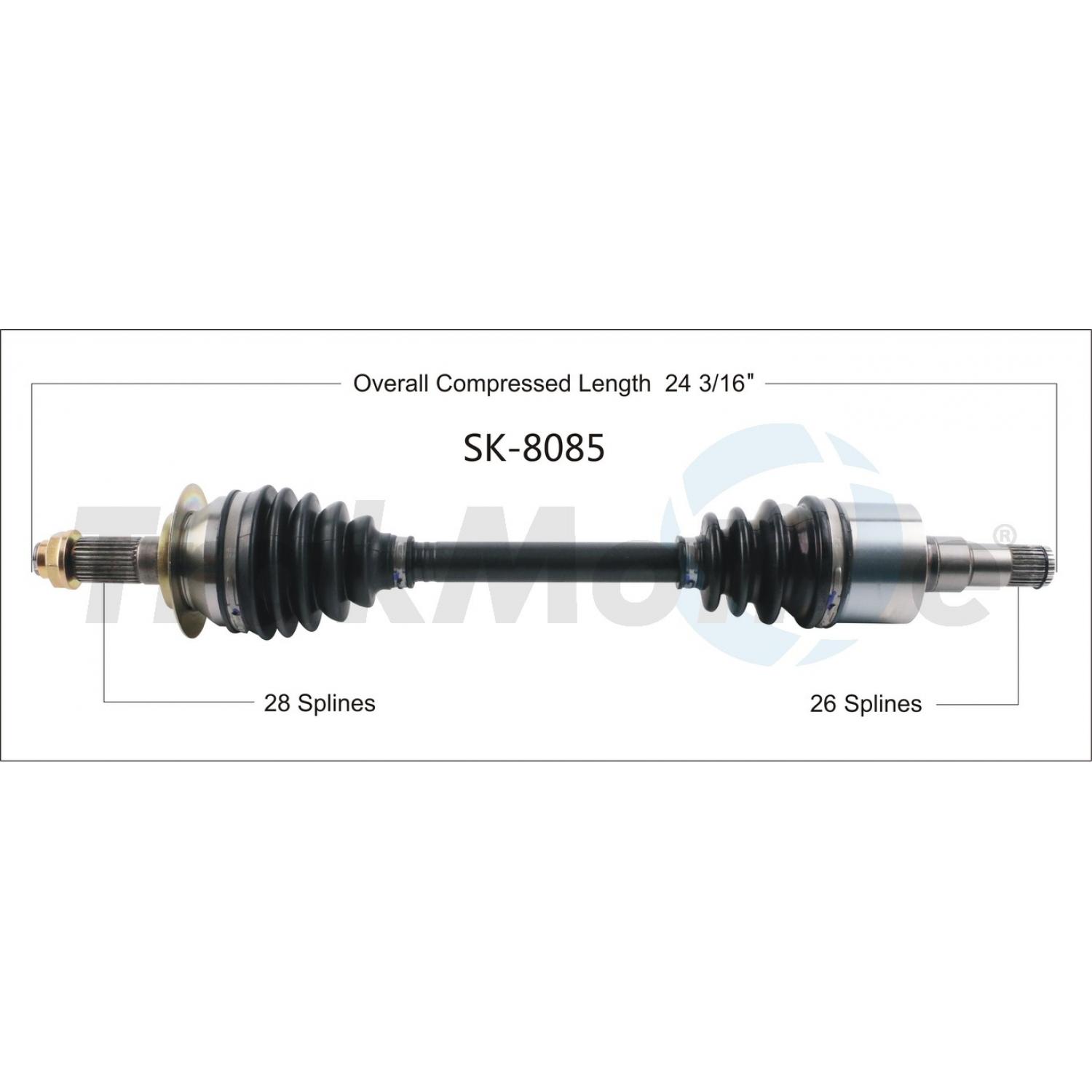 TrakMotive SK8085 - CV Axle Shaft TrakMotive SK8085 CV Axle Shaft product image 1 of 3