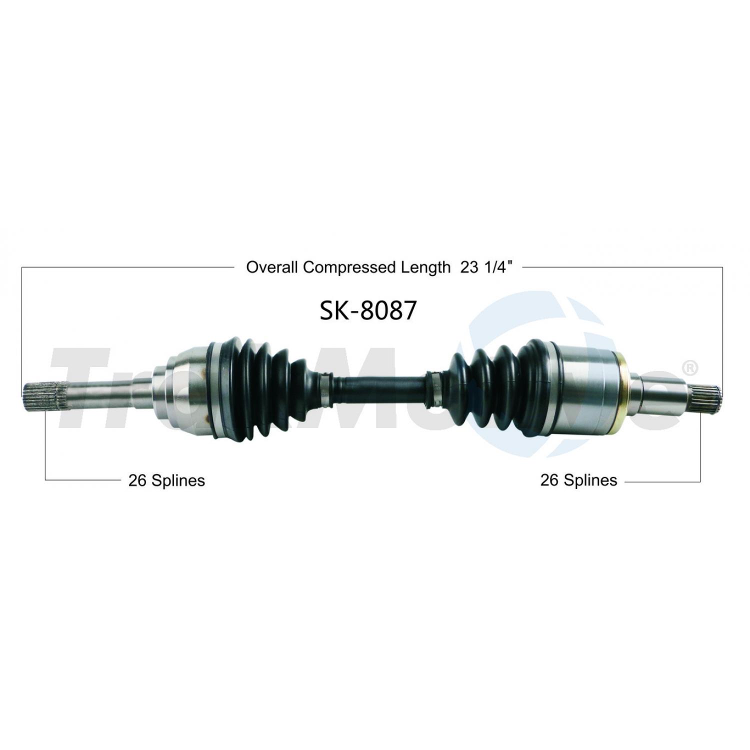 TrakMotive SK8087 - CV Axle Shaft TrakMotive SK8087 CV Axle Shaft product image 1 of 3