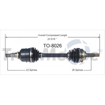 1992 Geo Prizm CV Axle Shaft