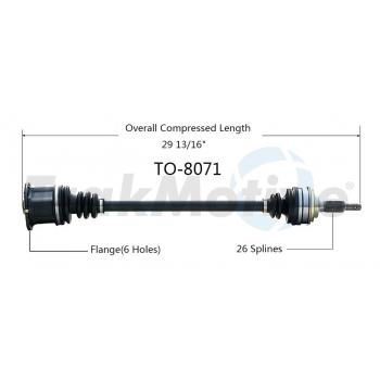 1985 Toyota MR2 CV Axle Shaft