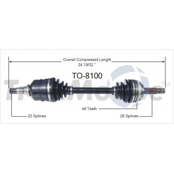 1996 Toyota Celica CV Axle Shaft
