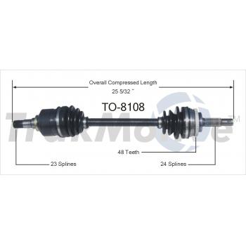 2004 Toyota Echo CV Axle Shaft