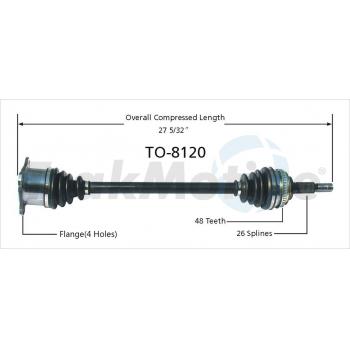 2001 Lexus RX300 CV Axle Shaft