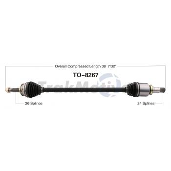 2013 Lexus CT200h CV Axle Shaft