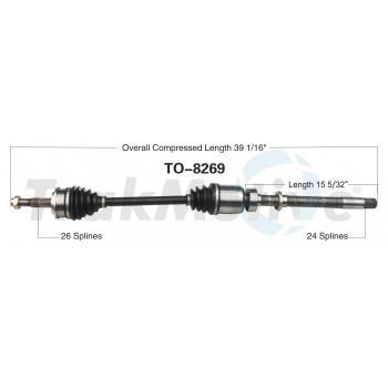 2011 Toyota RAV4 CV Axle Shaft