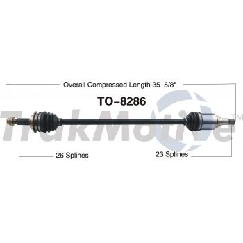 2013 Scion iQ CV Axle Shaft