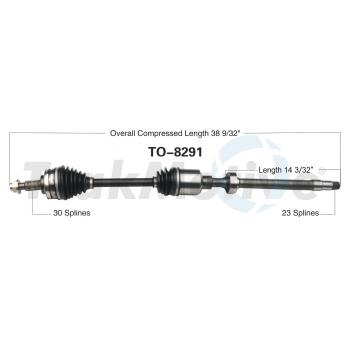 2009 Lexus GS350 CV Axle Shaft