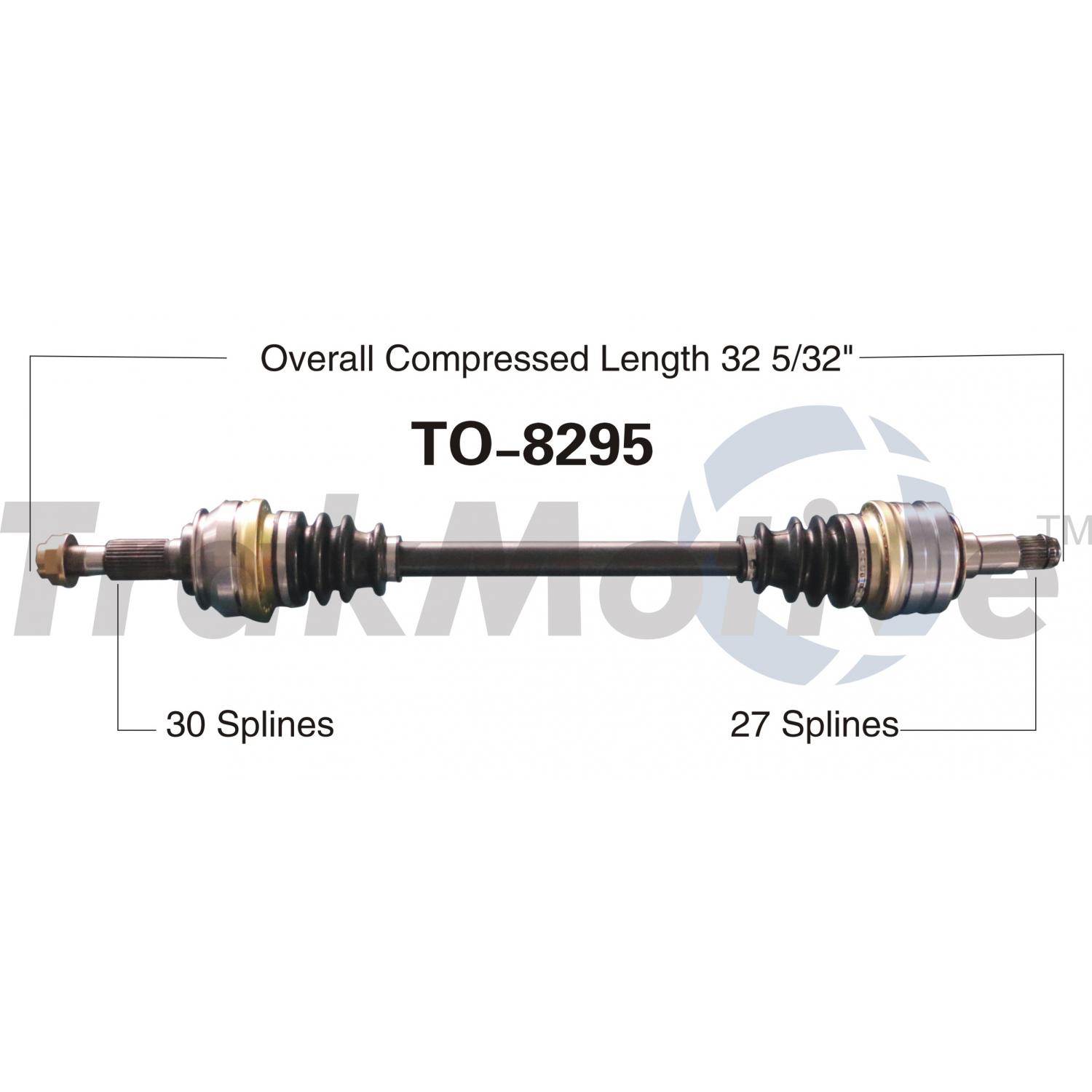 TrakMotive TO8295 - CV Axle Shaft TrakMotive TO8295 CV Axle Shaft product image 1 of 3