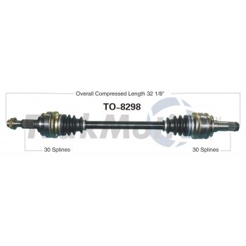 2010 Lexus IS250 CV Axle Shaft Rear Right TrakMotive TO8298 image 1 of 3