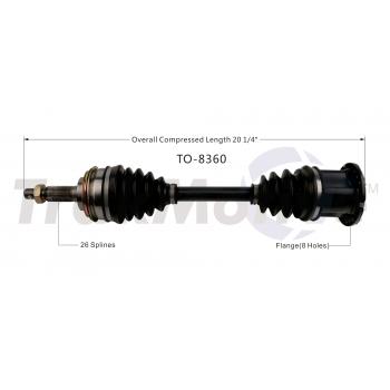 1989 Toyota MR2 CV Axle Shaft Rear Left TrakMotive TO8360 image 1 of 3