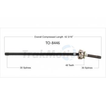 1997 Lexus LX450 CV Axle Shaft Front Left TrakMotive TO8446 image 1 of 3