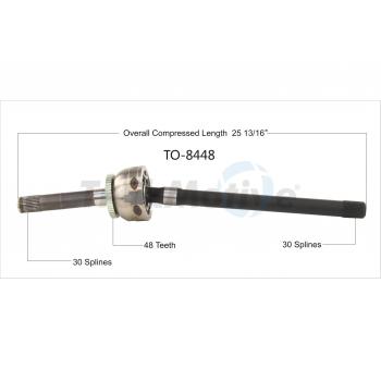 1997 Lexus LX450 CV Axle Shaft Front Right TrakMotive TO8448 image 1 of 3