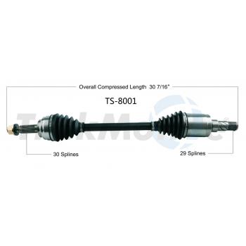 2016 Tesla S CV Axle Shaft