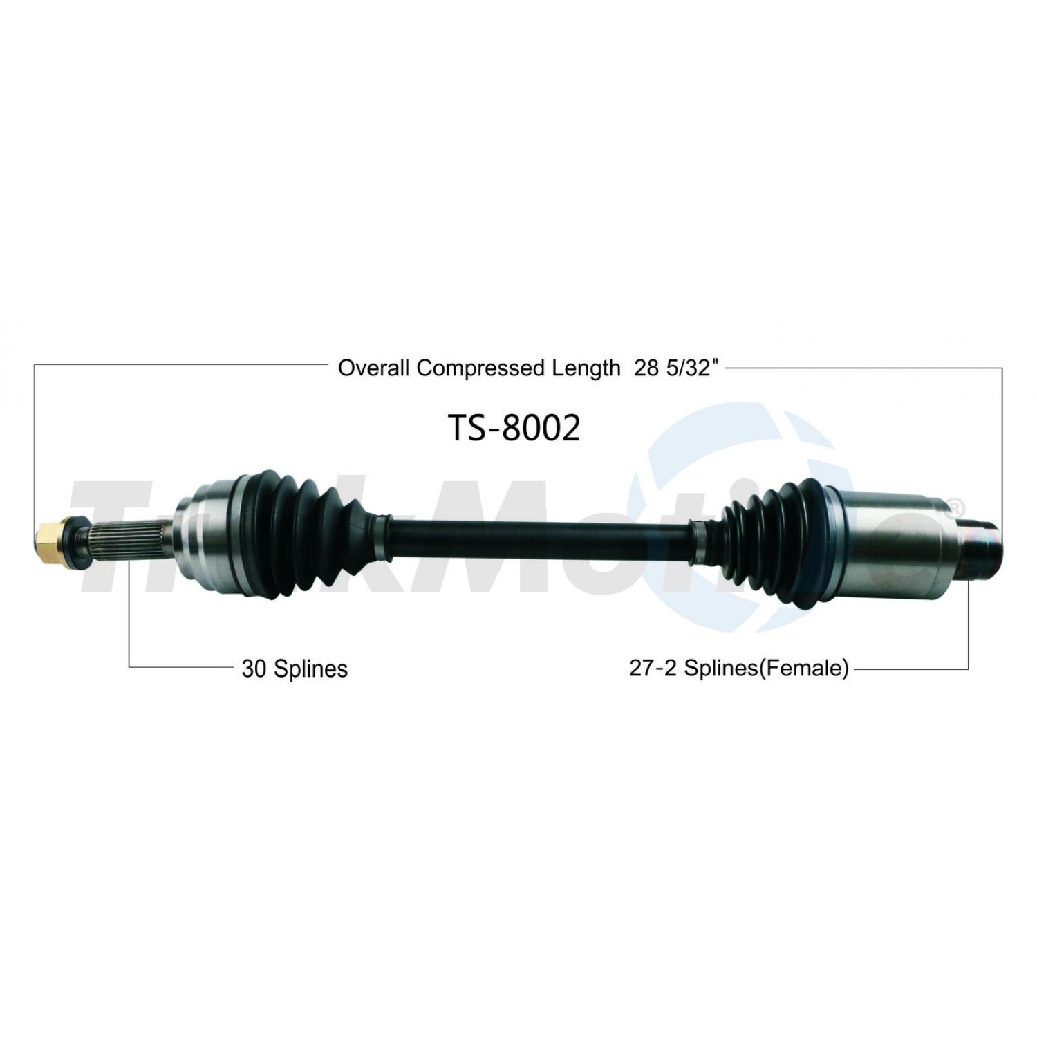 TrakMotive TS8002 - CV Axle Shaft TrakMotive TS8002 CV Axle Shaft product image 1 of 3
