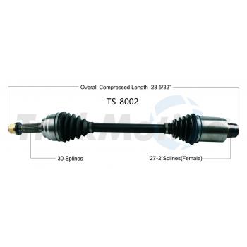 2016 Tesla S CV Axle Shaft Front Right TrakMotive TS8002 image 1 of 3