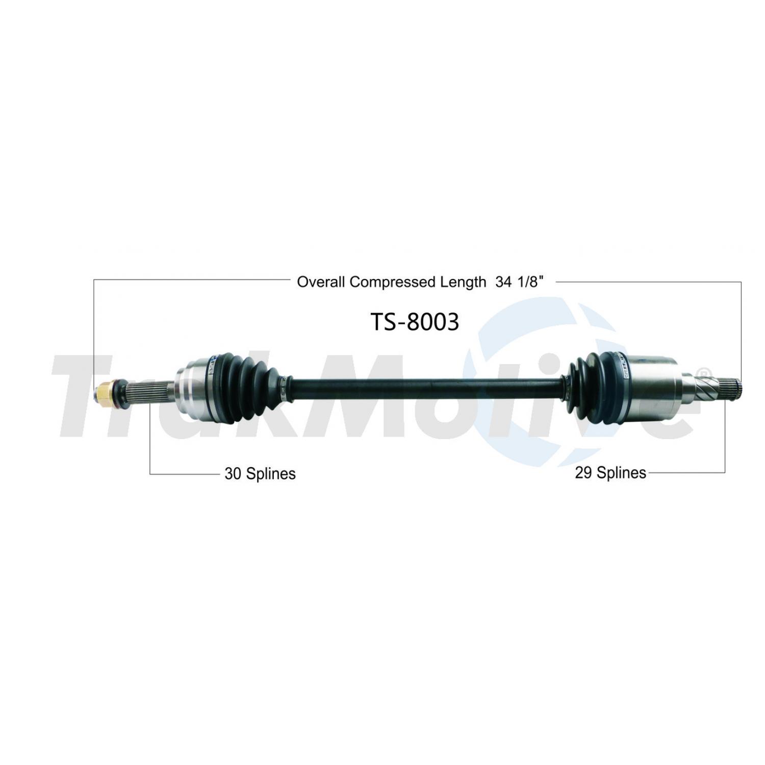 TrakMotive TS8003 - CV Axle Shaft TrakMotive TS8003 CV Axle Shaft product image 1 of 3
