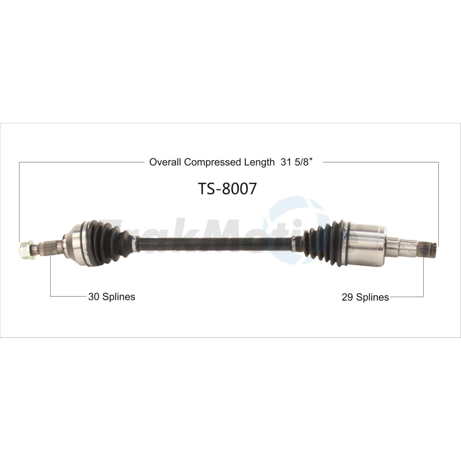 TrakMotive TS8007 - CV Axle Shaft TrakMotive TS8007 CV Axle Shaft product image 1 of 3