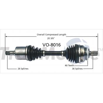 2006 Volvo S60 CV Axle Shaft