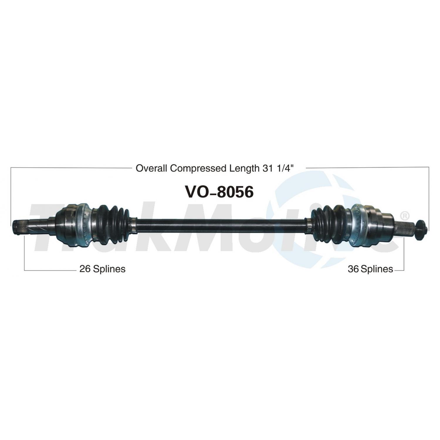 TrakMotive VO8056 - CV Axle Shaft TrakMotive VO8056 CV Axle Shaft product image 1 of 3