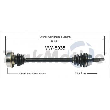 1979 Audi Fox CV Axle Shaft