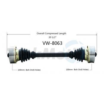 1991 Volkswagen Vanagon CV Axle Shaft Rear Left TrakMotive VW8063 image 1 of 3