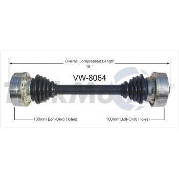 1979 Volkswagen Transporter CV Axle Shaft Rear Left TrakMotive VW8064 image 1 of 3