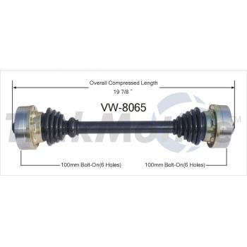 1979 Volkswagen Transporter CV Axle Shaft Rear Right TrakMotive VW8065 image 1 of 3