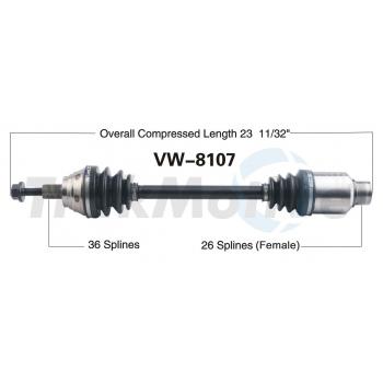 2014 Volkswagen CC CV Axle Shaft Front Right TrakMotive VW8107 image 1 of 3