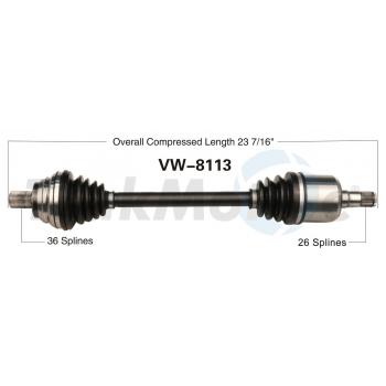 2014 Volkswagen Beetle CV Axle Shaft Front Left TrakMotive VW8113 image 1 of 3