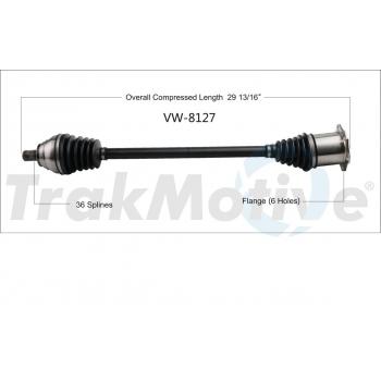 2015 Volkswagen Jetta CV Axle Shaft Front Right TrakMotive VW8127 image 1 of 3