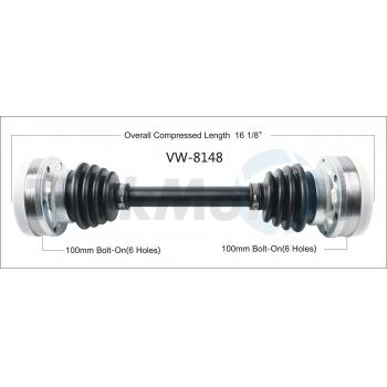 1982 Porsche 924 CV Axle Shaft