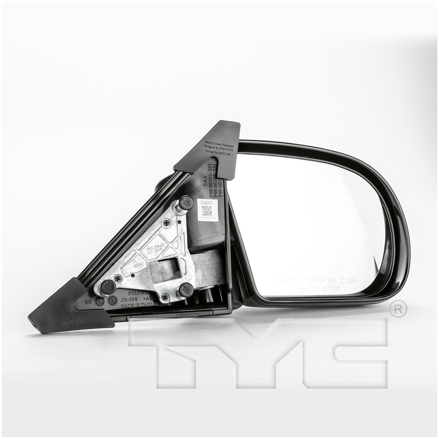 TYC 1000211 - Door Mirror TYC 1000211 Door Mirror product image 2 of 3
