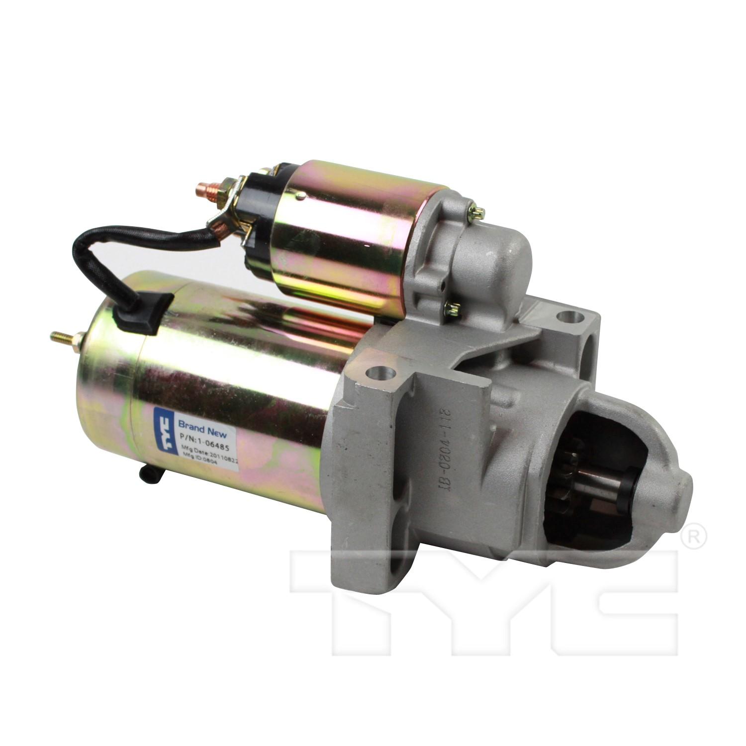 TYC 106485 - Starter Motor TYC 106485 Starter Motor product image 1 of 4