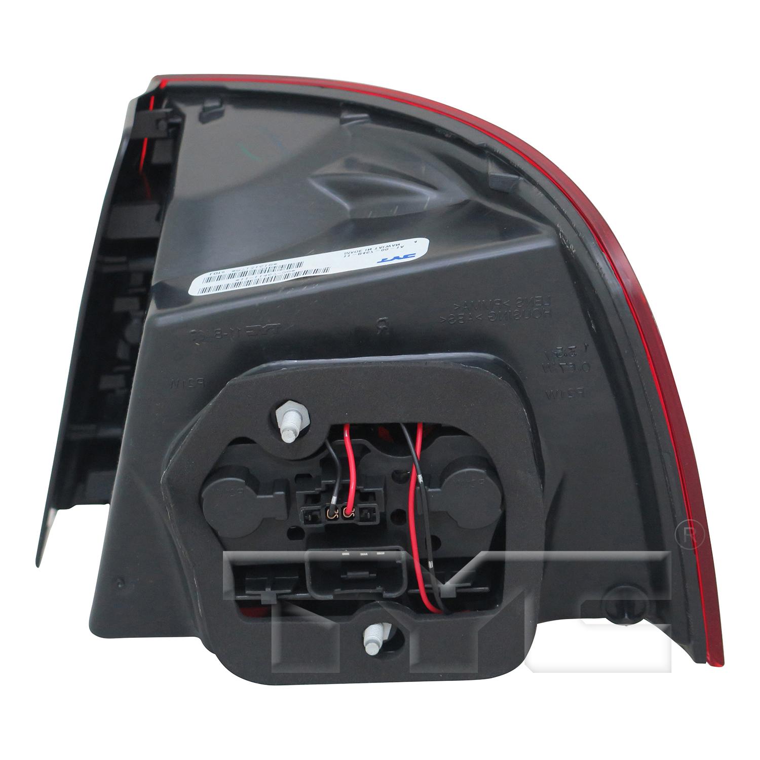 TYC 1111468009 Tail Light Assembly product image 2 of 6
