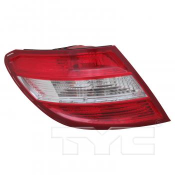 2011 Mercedes-Benz C300 Tail Light Assembly Left TYC 1111748009 image 1 of 4