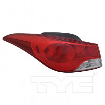2012 Hyundai Elantra Tail Light Assembly Left Outer TYC 1111832009 image 1 of 4