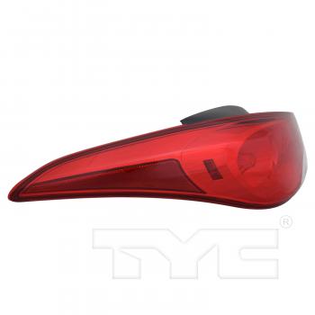2012 Hyundai Elantra Tail Light Assembly Left Outer TYC 1111832009 image 4 of 4