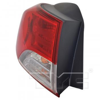 2012 Hyundai Elantra Tail Light Assembly Left Outer TYC 111183290 image 3 of 4
