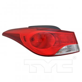 2012 Hyundai Elantra Tail Light Assembly Left Outer TYC 1111832909 image 1 of 4