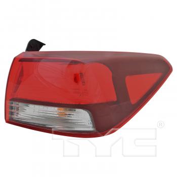 2021 Kia Rio Tail Light Assembly Right Outer TYC 111458300 image 1 of 4