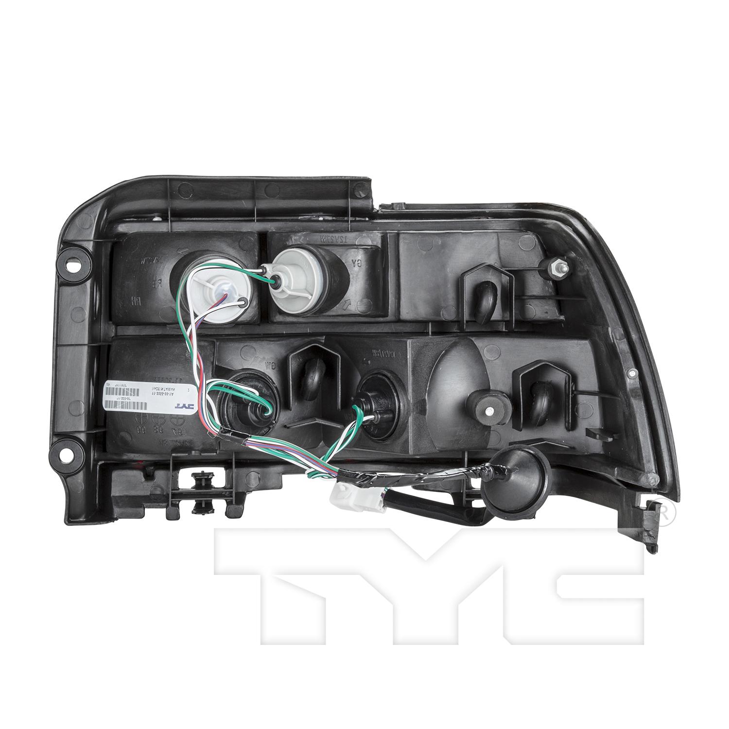 TYC 11305600 Tail Light Assembly product image 2 of 6