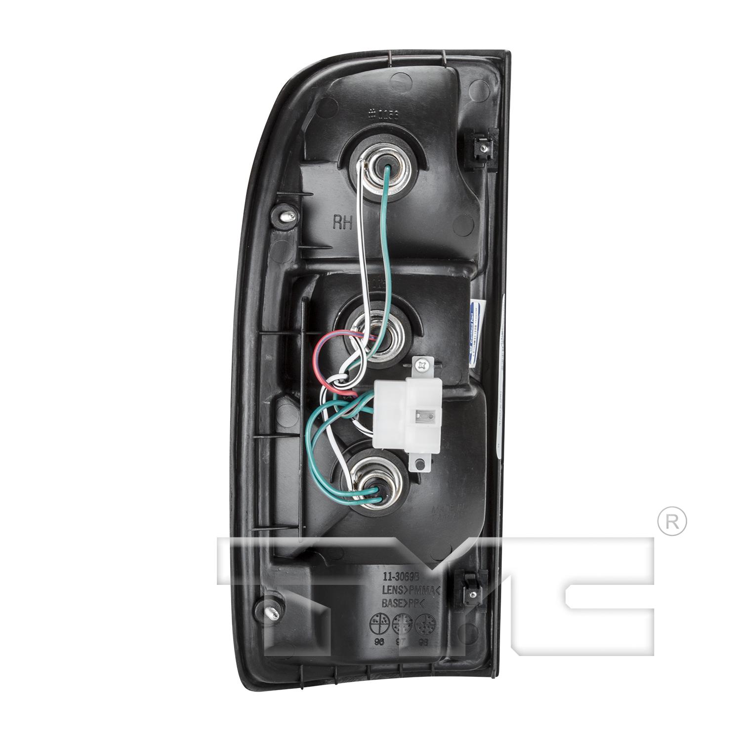 TYC 11306900 Tail Light Assembly product image 2 of 6
