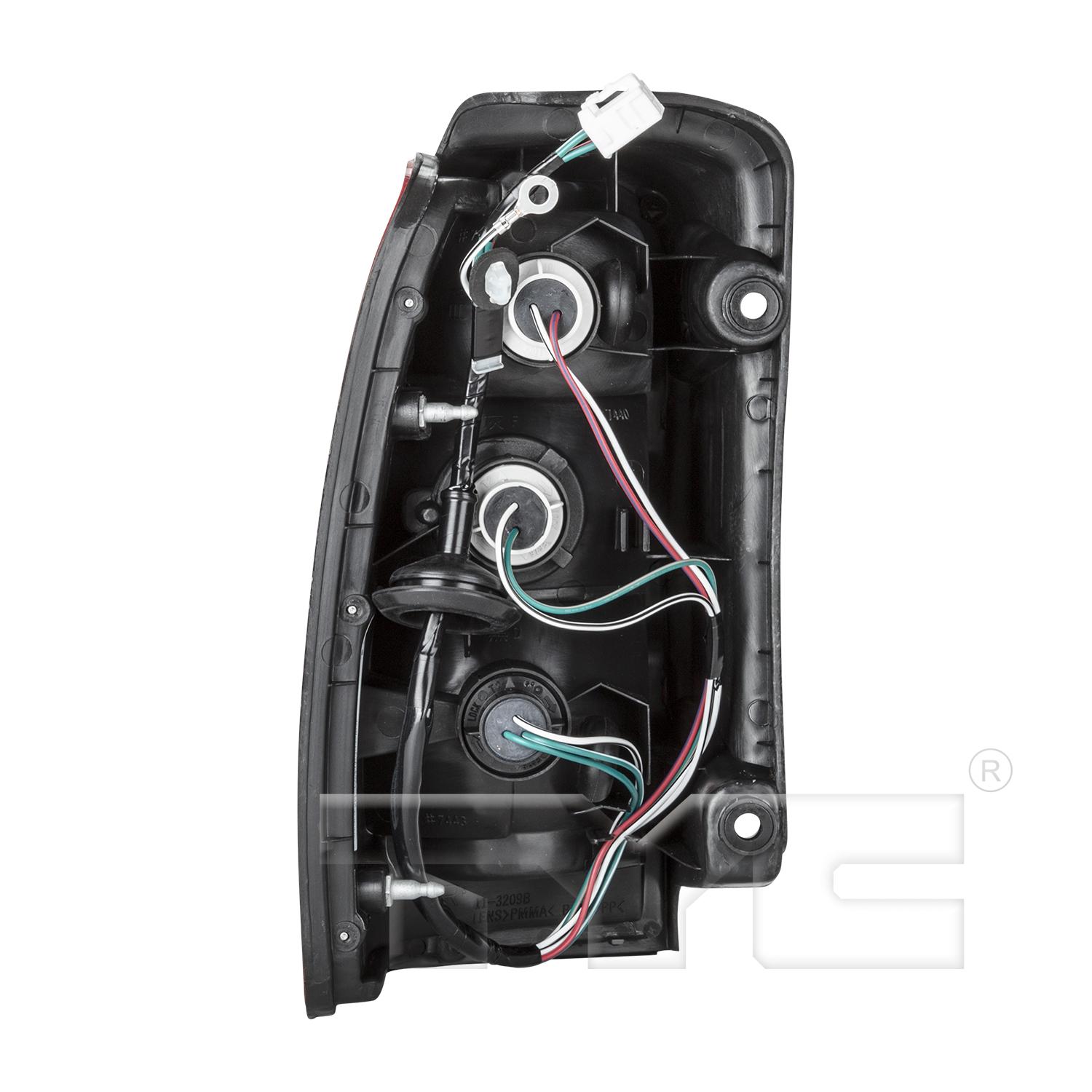 TYC 11320990 Tail Light Assembly product image 2 of 6